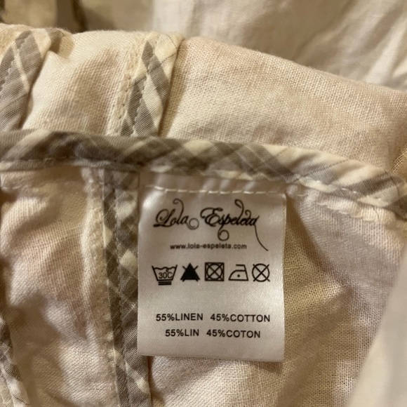 Linen/Cotton Blend Jacket - Picture 5 of 6